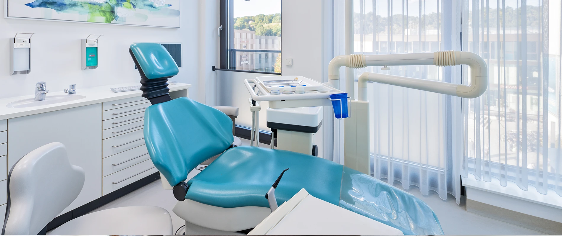 Behandlungsstuhl der Zahnarztpraxis Passau