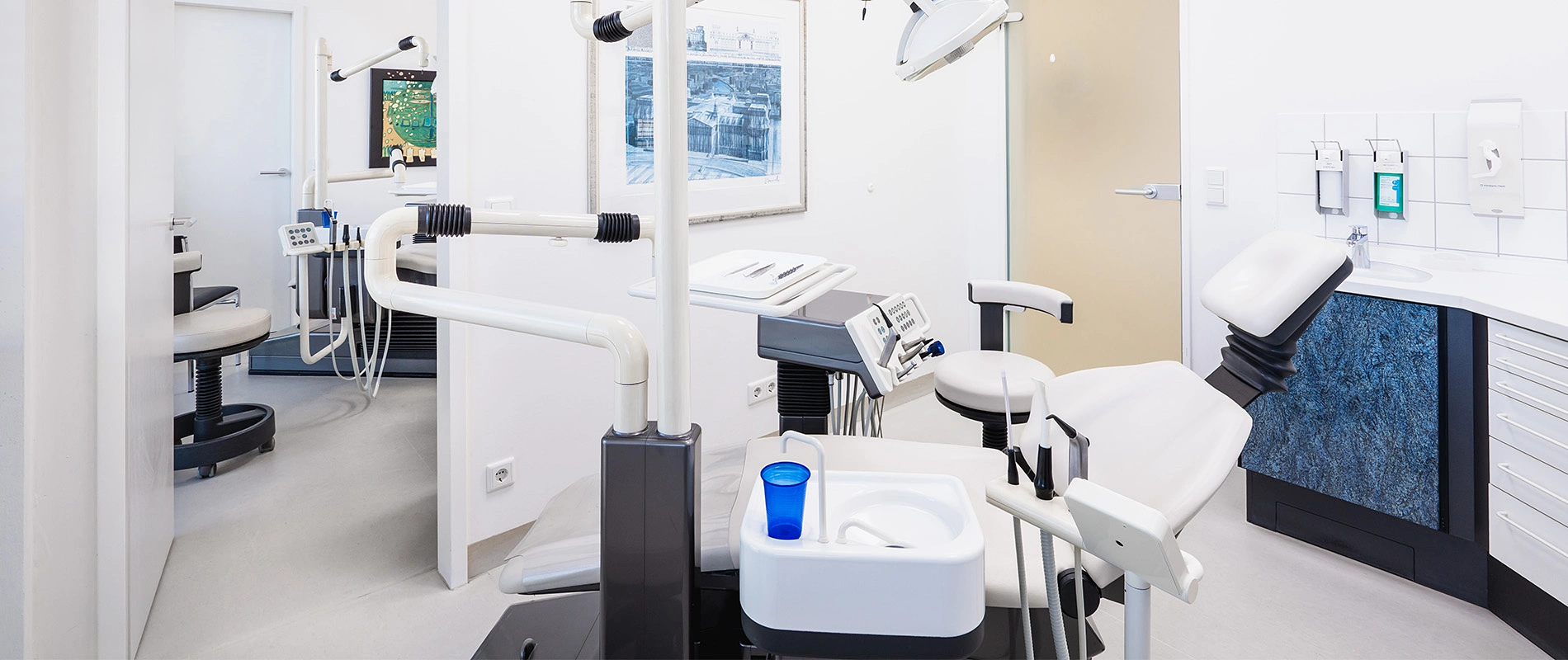 Behandlungszimmer der Zahnarztpraxis Passau